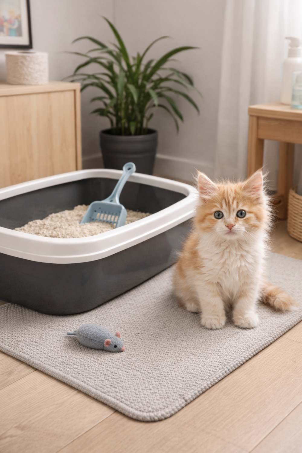 Кошеня в адаптаційному домашньому побуті для теми привчання